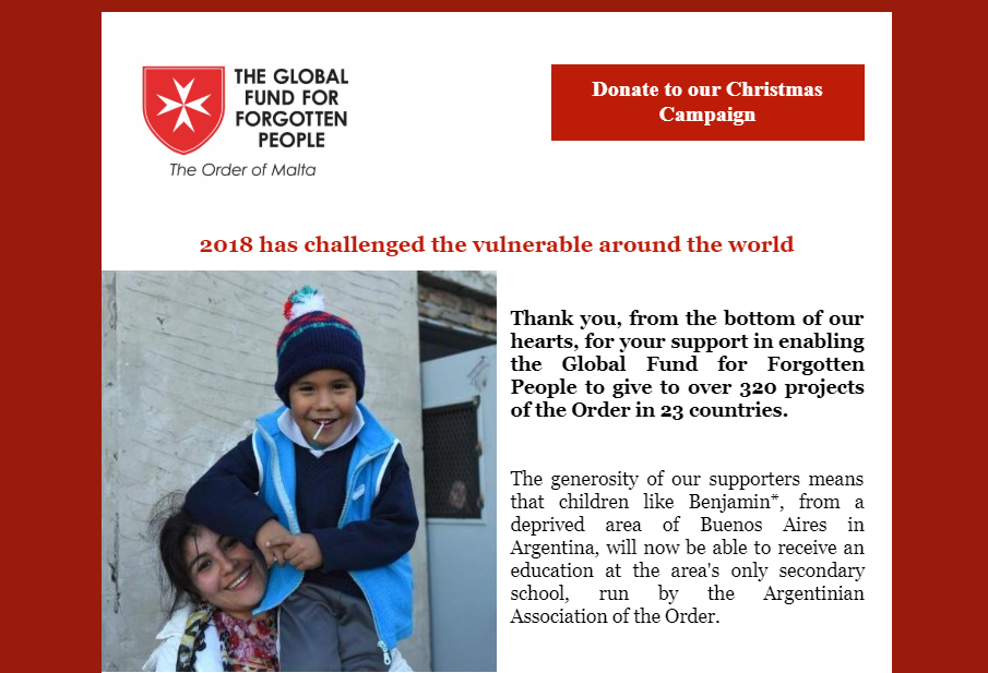 Read our Christmas campaign newsletter