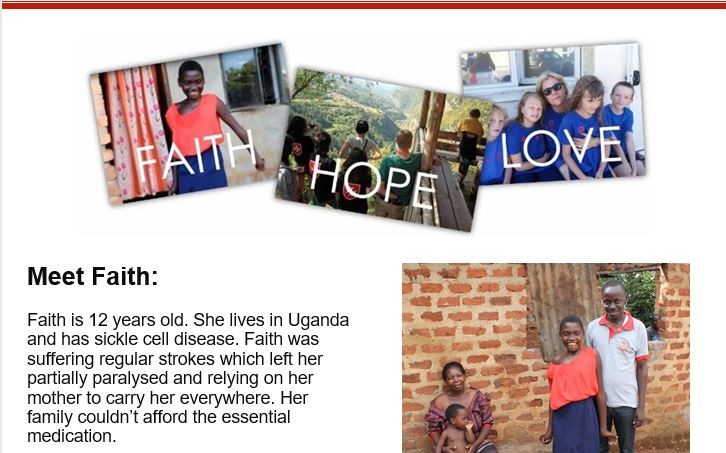 Read our March newsletter: Faith, Hope and Love